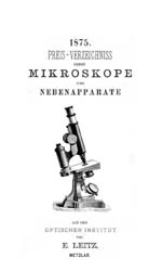 Mikroskope und Nebenapparate 1875
